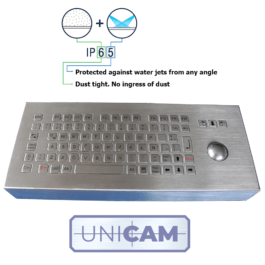 IP 65 Stainless Steel Keyboard